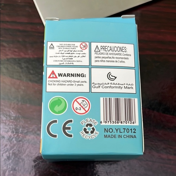 Fashion Blue Keychain Toy & Pink PomPom With Flower Charm-#1 - Picture 7 of 11